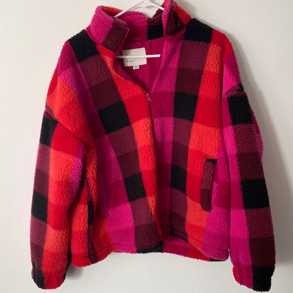 Targets A New Day Fleece Zip-Up Jacket Sweatshirt